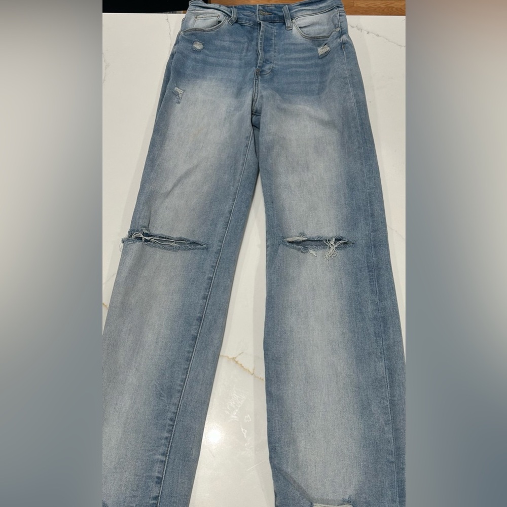 Blank NYC The Baxter Ribcage Straight Leg Jeans with slits